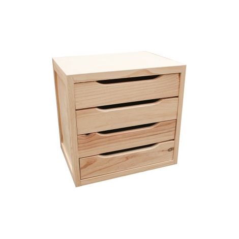Block 4 Schubladen Pin Massiv Roh Ref Blna40 99 Astigarraga