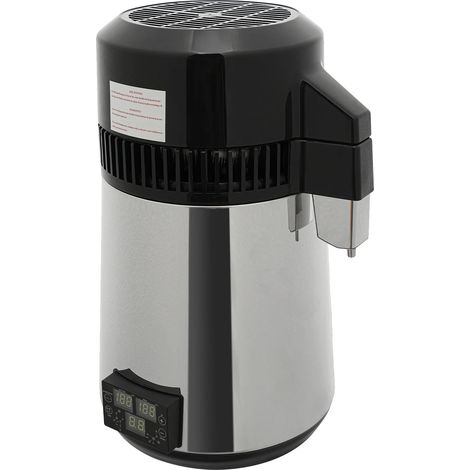 Distillateur d'eau, 800W, capacité de 4L, 220-240V, plage de température : ambiante à 106°C, affichage LED (1/5)