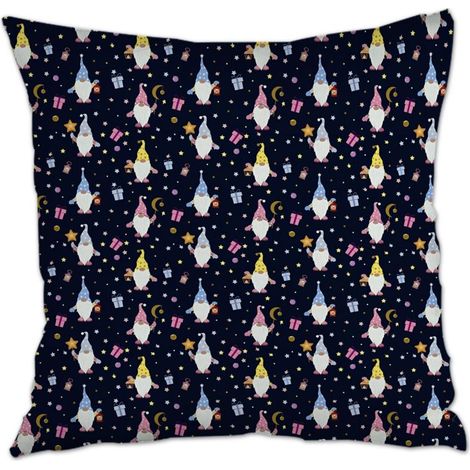 Housse de coussin carrée standard 45x45cm lavable en machine pour couples petit ami petite amie (1/5)