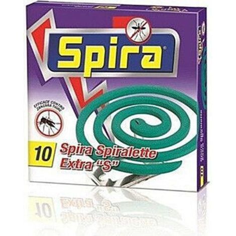 TRADE SHOP - Set 60pz Da 10 Spirali Spira Spiralette Antizanzare Repellente Per Insetti 063013a -