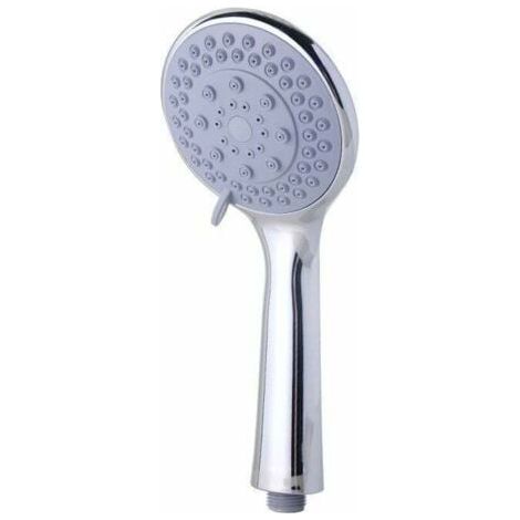 Pommeau De Douche à Main Haute Pression 5 Réglages De Jet, Puissant Jet De Douche Pommeau De Douche De Pluie à Main Massage Spa Pomme De Douche Amovible à Main Finition ChroméeShower Head (1/5)