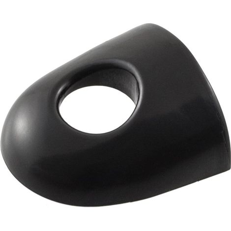 Cubierta de manija de puerta exterior negra con orificio para Renault Laguna II 01-07 (1/2)