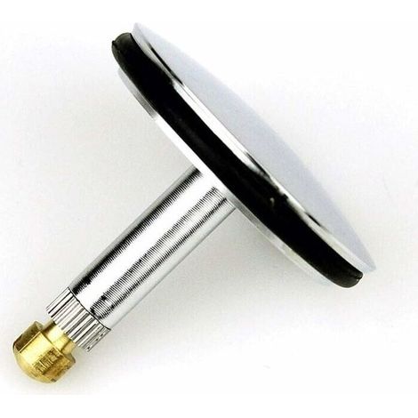 Bouchon de cale de baignoire réglable de rechange pour lavabo avec tige de 8 mm de diamètre et couvercle de 43,5 mm de diamètre (1/5)