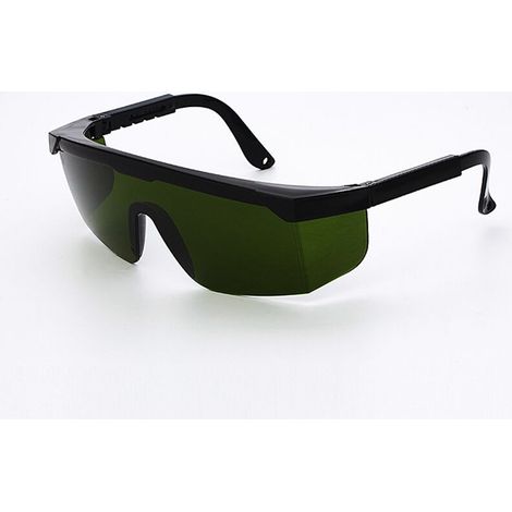 2 lunettes de protection oculaire, pour épilation IPL et laser, polycarbonate résistant aux chocs, ajustables, zone de protection étendue (1/5)