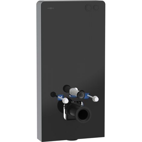 Mexen Tex Air G cadre pneumatique en saillie pour WC, verre noir - 61150A-70 (1/2)