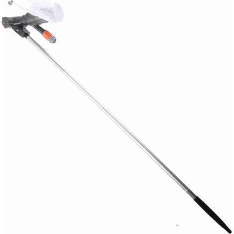 Aspiradora de ABS para piscinas y estanques con 5 tubos, incluye bolsa recolectora, limpieza rápida para el jardín, conexión estándar para fuentes y jacuzzis, 422 g, 13,7 cm, diseño portátil. (1/5)