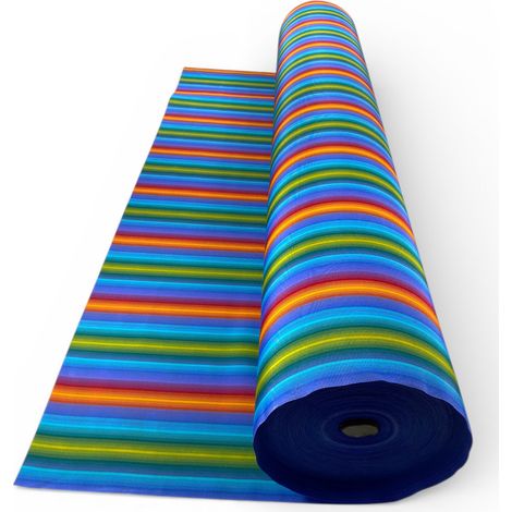 Tessuto Vertigo Tenda da Sole Impermeabile 100% – Poliestere H 150 cm, Venduto a Metro – Ideale per Esterni, Gazebo, Verande Multicolore