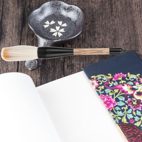 Pinceaux de calligraphie chinoise traditionnelle, grand format pour écriture et peinture, poils mélangés, pinceau artistique. (1/5)