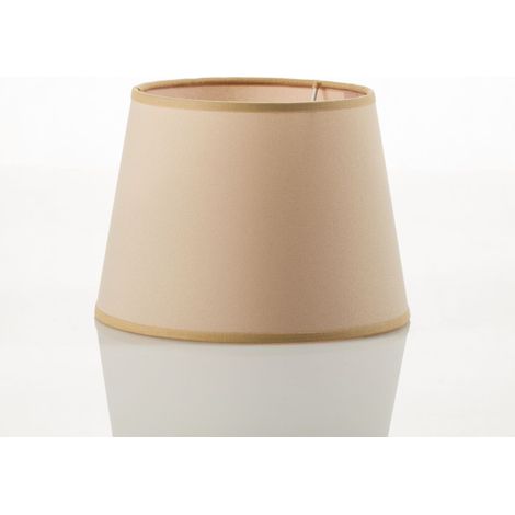 Lampenschirm E14 Ø 19,5 cm Beige Leuchtenschirm (1/3)