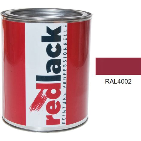 Barattolo da 1L di vernice – RAL 4002 – Rosso viola – satinata – multisupporto – Redlack