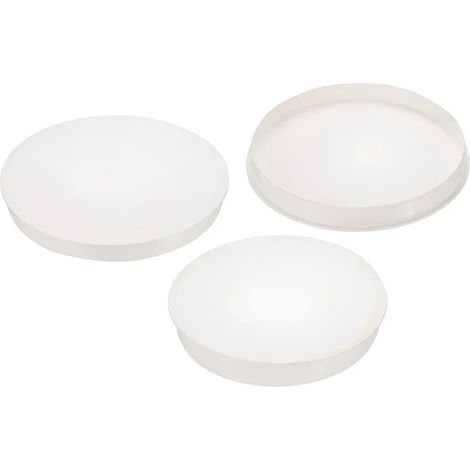 bouchons dextrmit de tuyau en PVC 6 pour bricolage blanc (1/5)