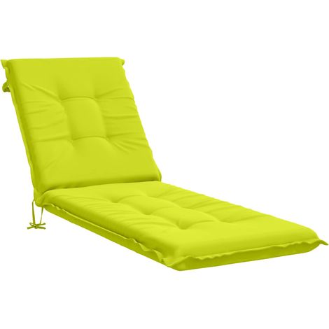 Sonnenliege Kissen GEMERT 100 % Polyester Hellgrün vidaXL (1/5)