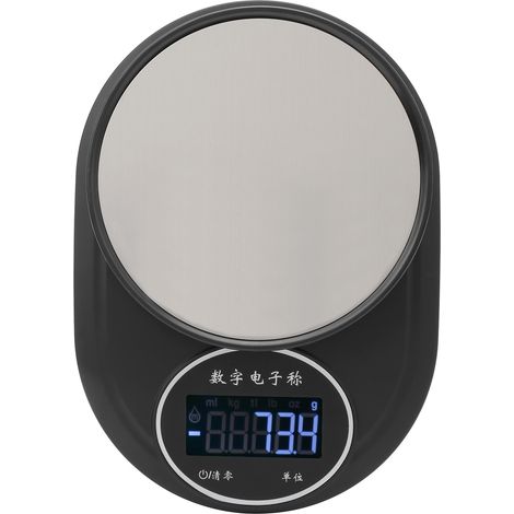 Tragbare elektronische Waage – Präzise digitale LCD-Badezimmerwaage (5 kg/0,1 g) (1/5)