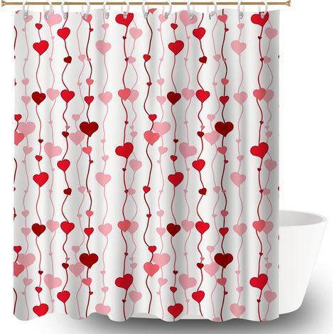 Rideau de bain imprimé polyester 180x180 dessin bâche polyester douche pour accueillir l’été dans sa maison (1/5)