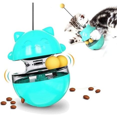 2-in-1 Pet Toy, Cat Treat Dispenser, Interactive Toy, Pet Food Dispenser (1/5)