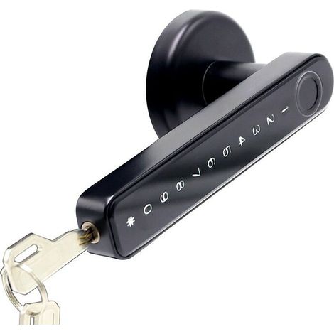 Serrure intelligente Bluetooth – Déverrouillage empreinte digitale, code, clé – Chargement USB – Taille 160/65/60mm (1/5)