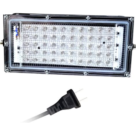 Lumière UV Noire 50W LED Projecteur Étanche Lumière Noire Sécurisée Lampe Ultraviolette pour Scène Boîte de Nuit (1/5)