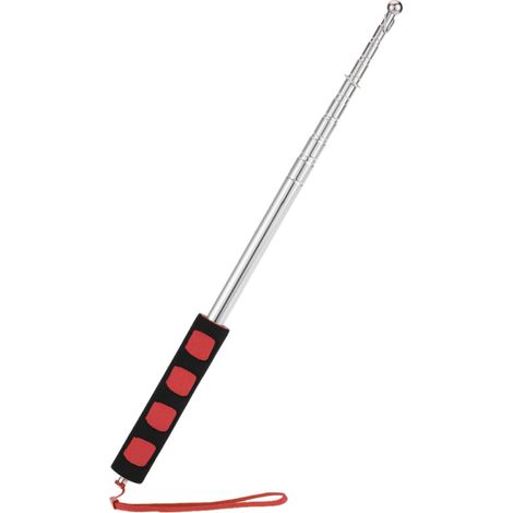 Nuevo mástil telescópico de acero inoxidable de 2 metros para uso exterior, ideal para profesores, guías turísticos y como pancarta (79 pulgadas).