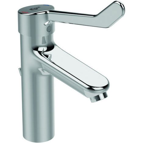 Ideal Standard Waschtisch-Armatur Ceraplus Grande mit Klinikhebel mit Ablaufgarnitur Ausld.123mm Chr (1/5)