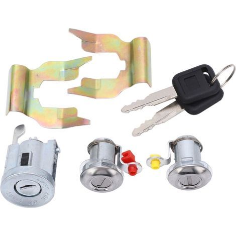 Cylindre de serrure d'allumage en acier inoxydable avec clé pour Isuzu NPR NQR NKR ELF 1994 – 2007. (1/5)