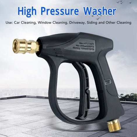 Nettoyeur Haute Pression - 4350 Psi - Pour Voiture Vitres Allée Extérieur - 5 Buses - Électrique Portable (1/4)