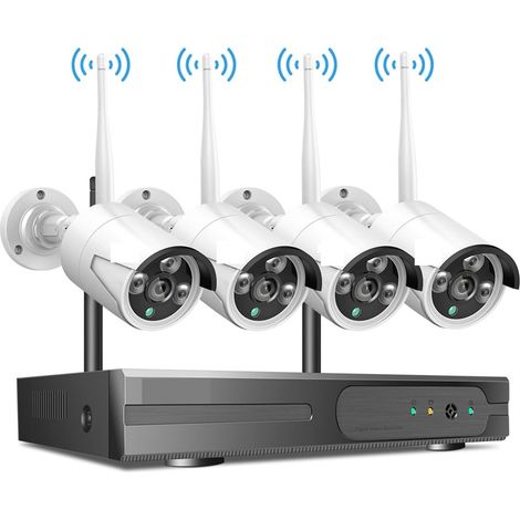 Système de caméra de sécurité à domicile 8CH système de vidéosurveillance sans fil 1536P 1080P NVR wifi extérieur 3MP AI IP caméra système de sécurité vidéo Surveillance LCD moniteur Kit ( Size : 1T , (1/5)