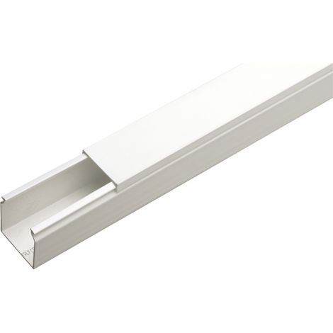 CANALE PORTACAVI 60X40MM BIANCO 200CM (1/4)