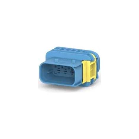 Connecteur Series Heavy Duty Sealed 2.8X0.8 femelle 8voies bleu sans joint