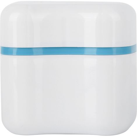 Boîte de rangement pour prothèses dentaires avec filtre - Bleu (1/5)