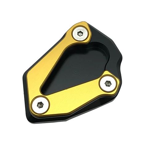 (Jaune) Extension de béquille latérale pour BMW S1000R (2019-2022) - Compatible avec les modèles Maxpower 2020 et 2021. (1/4)