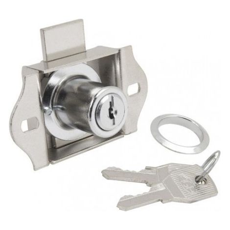 Serrure de meuble pour tiroir 301/55 mm. chrome
