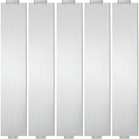 Bordo erboso Recinzione da giardino Prodotti metallici Protezione dalle lumache Bordo falciante Bordo massiccio 100x18 cm 45 m (1/5)