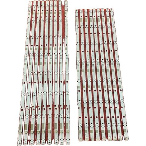 LED-Hintergrundbeleuchtungsstreifen, 18-teiliges Set, Aluminium-Material, 1155 mm Länge, 15 LEDs (3V), CE-zertifiziert (1/5)