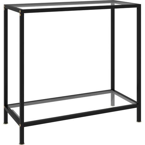 Table console Transparent 80x35x75 Verre trempé (1/5)