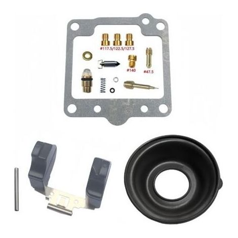 Kit de réparation de carburateur compatible avec les modèles Yamaha SR250, SR 250Mikuni, BS34 et BS 34. (1/5)