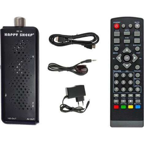 Decoder digitale terrestre DVB-T2 HDMI stick ricevitore DVB-T MPEG HEVC HS-777 (1/2)