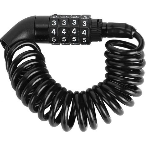 Universelles Motorradhelmschloss und schwarzer Karabiner mit PIN-Code-Verriegelung (1/5)