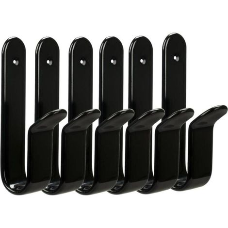 Lot de 6 clips de fixation murale horizontaux pour planche à neige, support mural pour planche à neige, pour chambre, garage