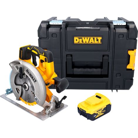 DeWalt DCS 570 NT Akku Handkreissäge 18 V 184 mm Brushless + 1x Akku 5,0 Ah + TSTAK - ohne Ladegerät (1/5)
