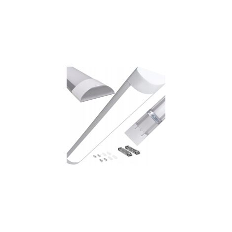 Lámpara ltc slim alu LED 40W 120cm 6000K blanco