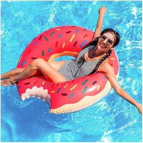 Boa di Ciambelle, Piscina Anello Boa estate Giocattolo Acqua boa, Piscina salvagente Gonfiabile bouet Piscina Gonfiabile, Piscina Gonfiabile anello Boa di Piscina per Adulti e Bambini 120CM (1/5)