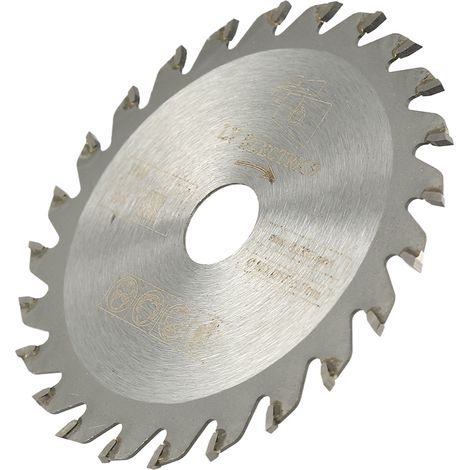 Lame de scie circulaire en carbure à 24 dents, 85 mm x 15 mm, pour le travail du bois (1/5)