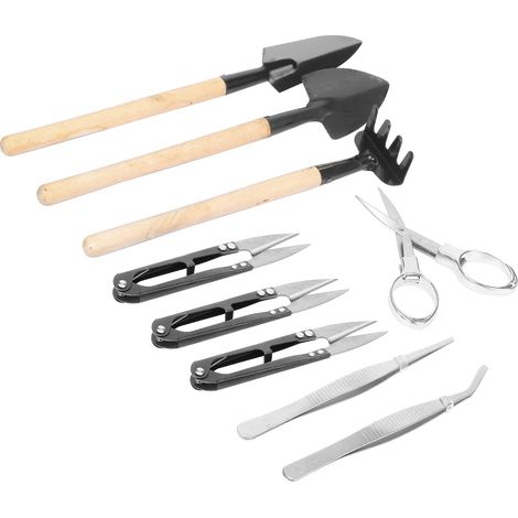 Mesureur de Sol 12 en 1 Capteur d'Humidité 3 en 1, Lumière du Soleil/ph, 9 Outils Bonsaï Comprenant un sécateur, des Ciseaux Pliants, Mesureur de sol 12 en 1 (Capteur d'humidité 3 en 1 (1/5)