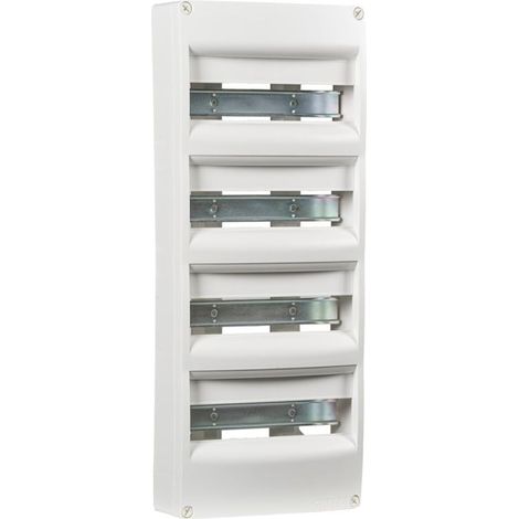 Coffret électrique nu 4 rangées 52 modules NF – Installation en saillie – Température d’utilisation -5°C à +60°C – Nalto