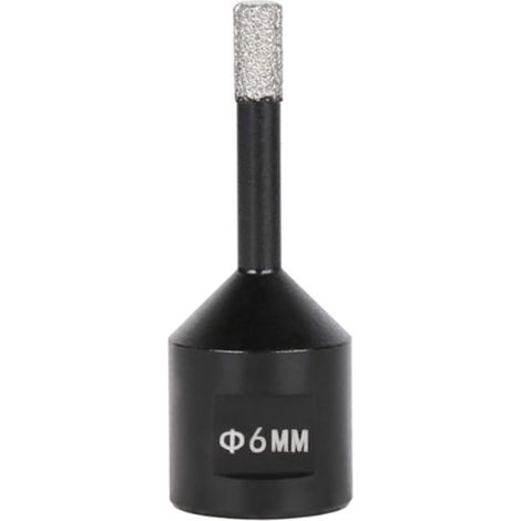 Scie cloche diamantée brasée sous vide, filetage M14, 6 mm (Convient pour la céramique, le granit et le marbre) (1/5)
