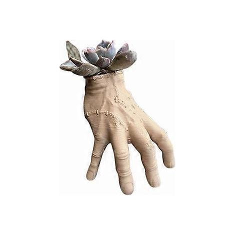 Gruselige, handgefertigte Blumentöpfe, geeignet für Halloween-Dekoration A (1/4)