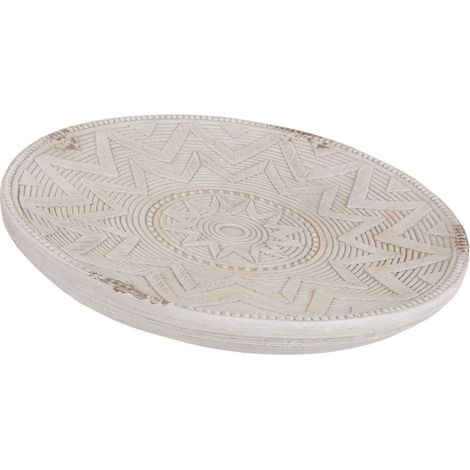Plato decorativo de magnesio gris 50x50x06 (1/5)