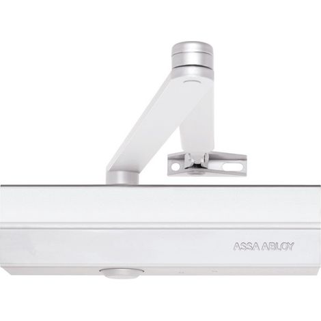 Cierrapuertas de tijera DC 200 plata EN 2-4 ASSA ABLOY