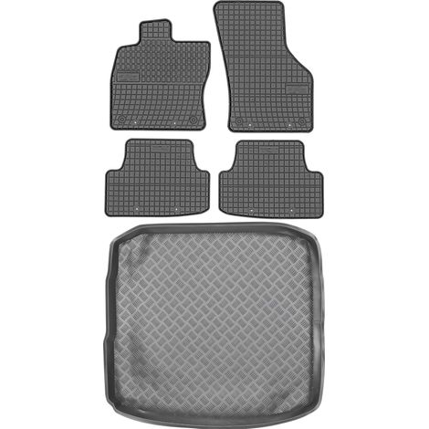 Set di tappetini in gomma per auto e tappetino per bagagliaio per Audi A3 8V berlina dal 2013 al 2020. (1/5)
