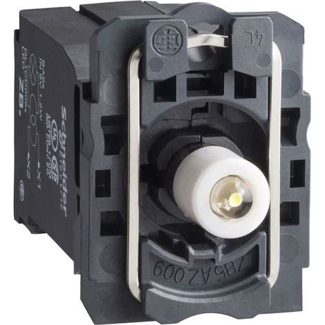 Corpo spia LED Harmony XB5 bianco 400V AC - ZB5AV5D1